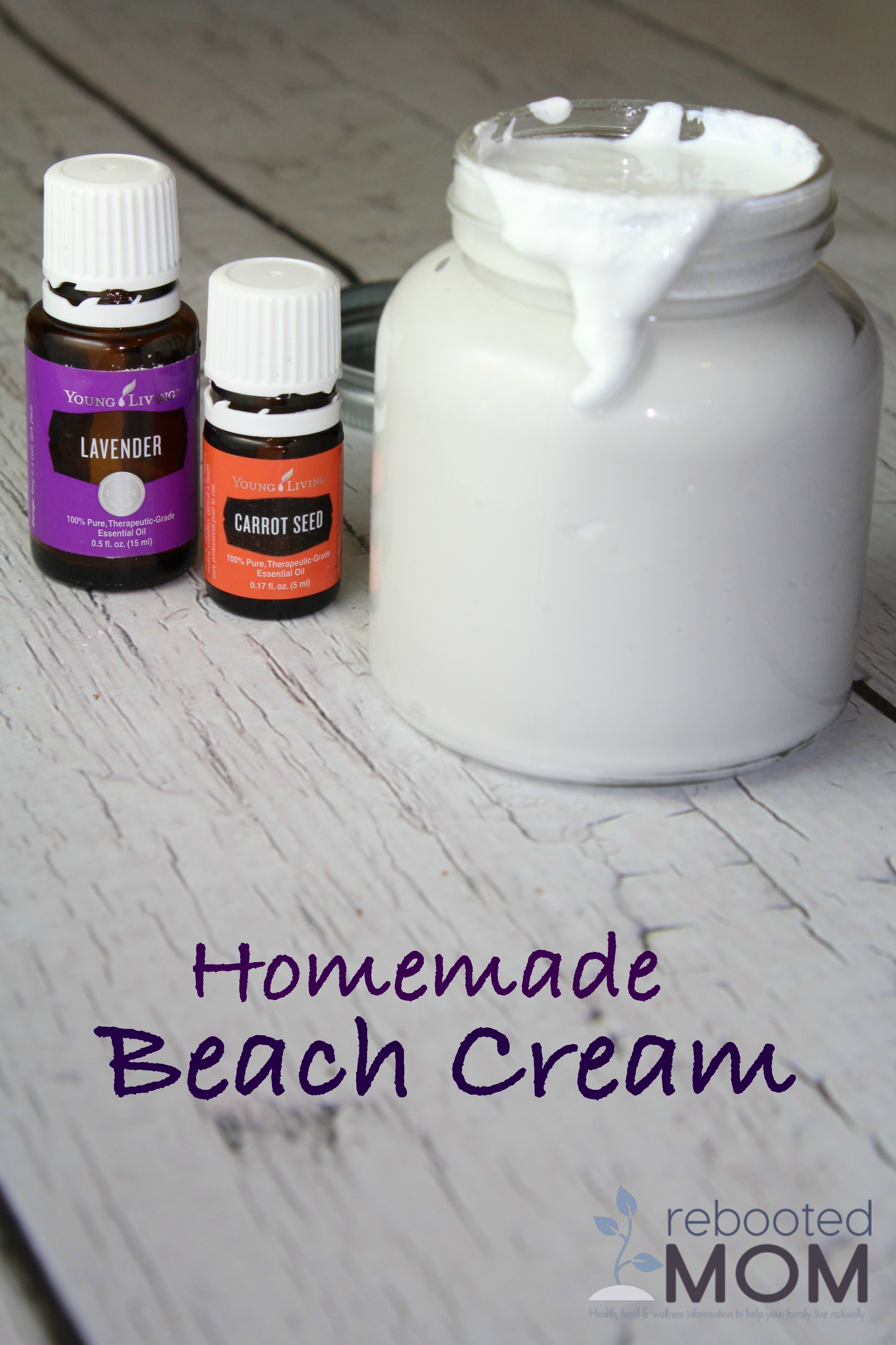 Homemade Beach Cream {Safe & Non-Toxic}
