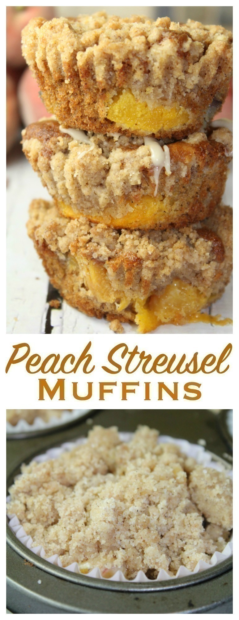 Peach Streusel Muffins 