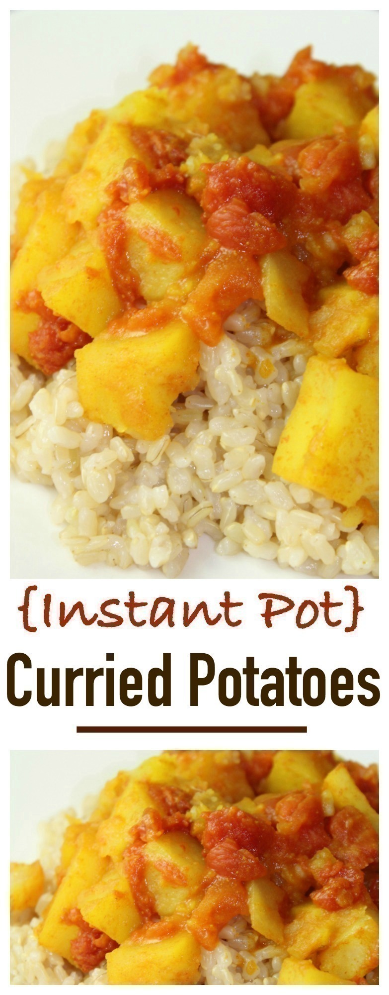 Instant Pot Curried Potatoes