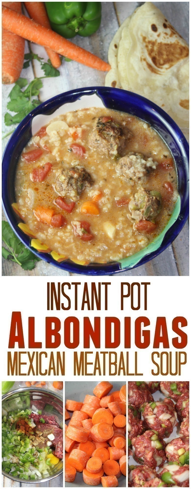 Mexican Albondigas Soup (Instant Pot Recipe)