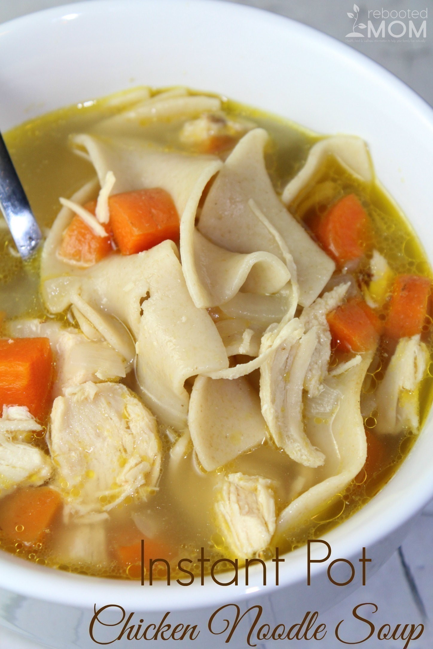 Quick & Easy Chicken Noodle Soup {Instant Pot}