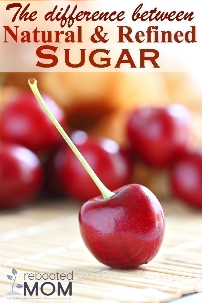 The difference between natural & refined sugar