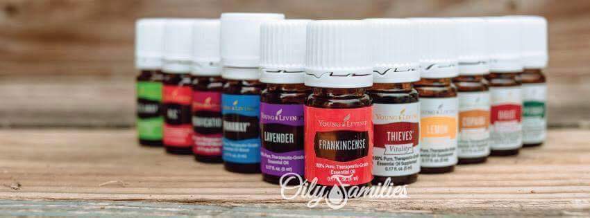 Oily Families Starter Kit  Lineup with Vitality Oils