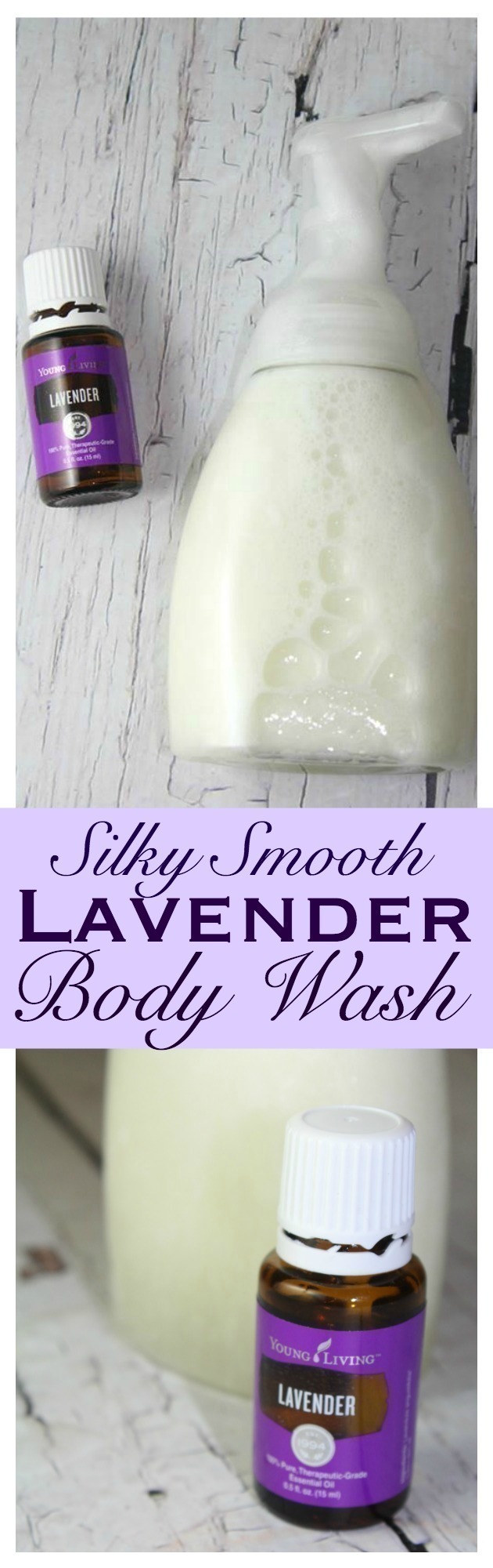 Homemade Silky Smooth Lavender Body Wash