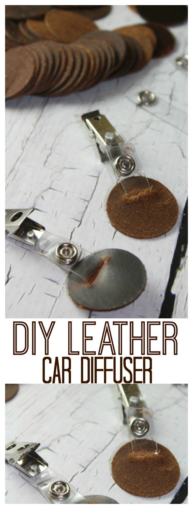 DIY Leather Car Diffuser