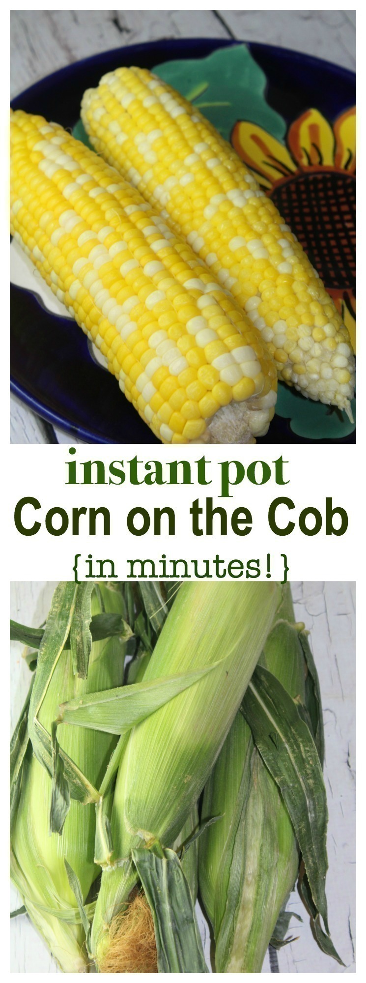 Easy Corn on the Cob in the Instant Pot (Takes MINUTES to make!)