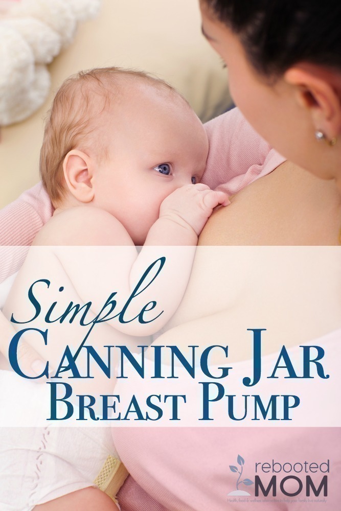 Simple Canning Jar Breast Pump