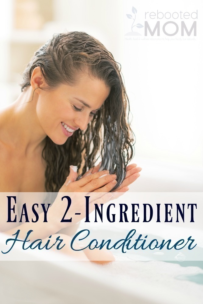 Easy 2-Ingredient Hair Conditioner