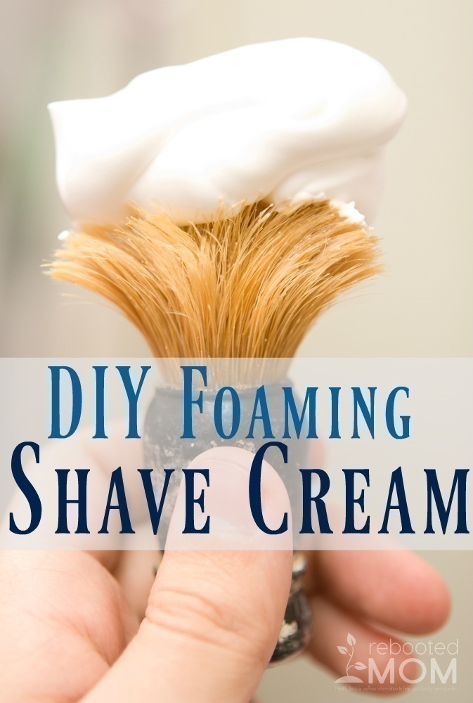 DIY Foaming Shave Cream