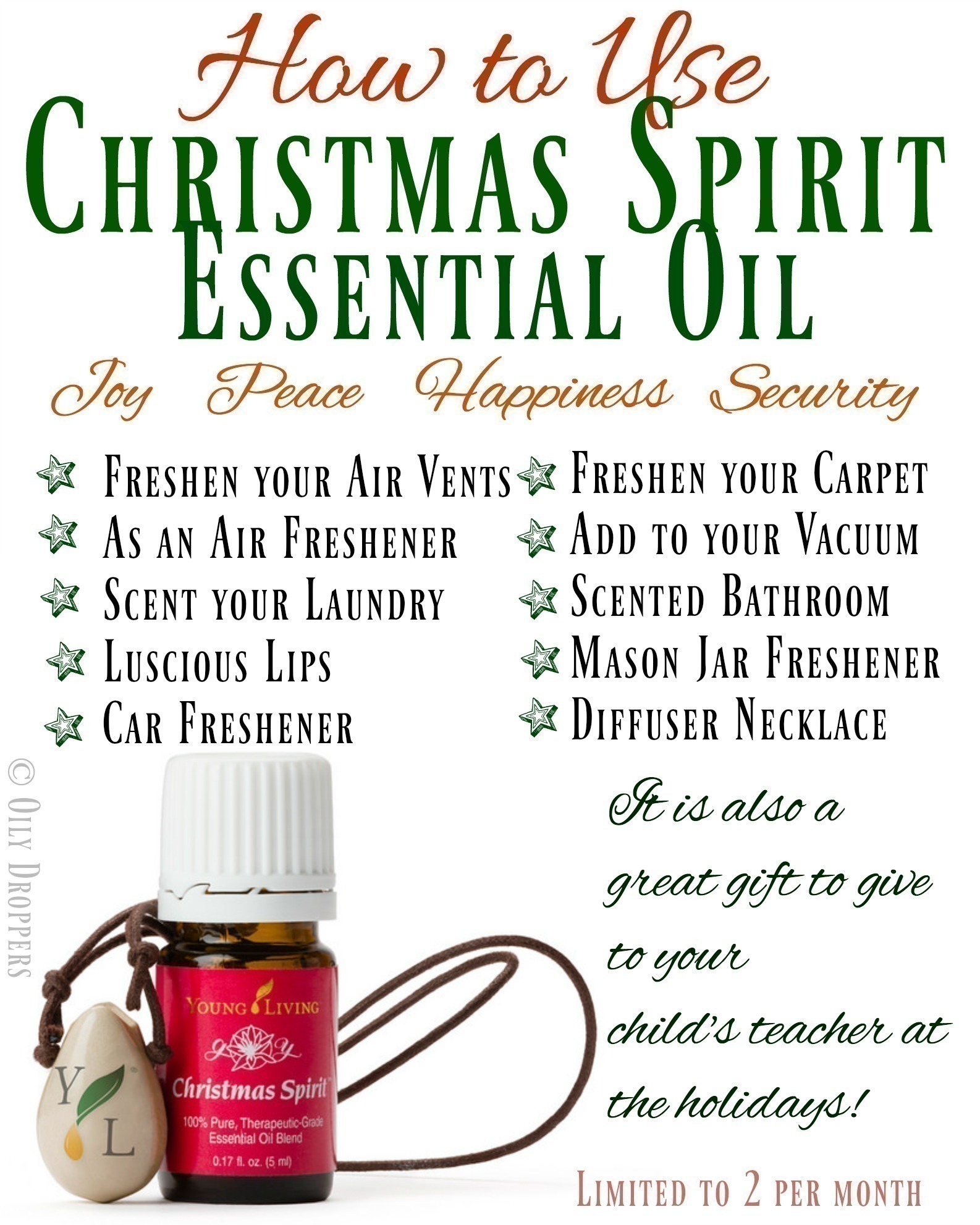 How to Use Christmas Spirit Essential Oil