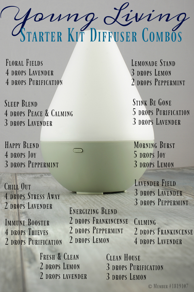 Young Living Starter Kit Diffuser Combinations