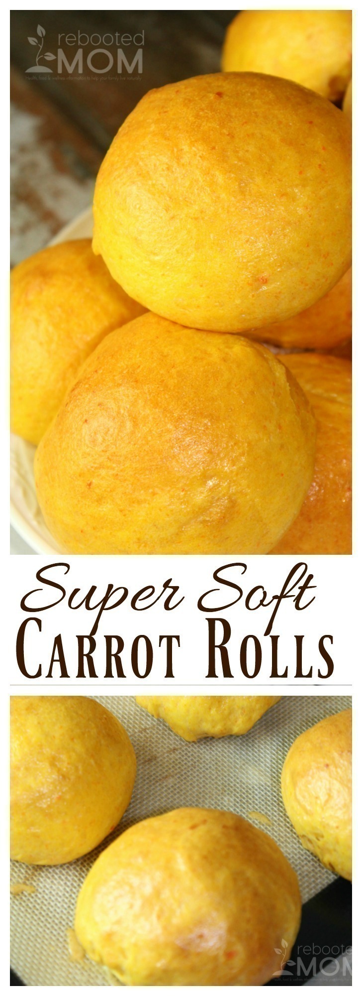 Super Soft Carrot Rolls