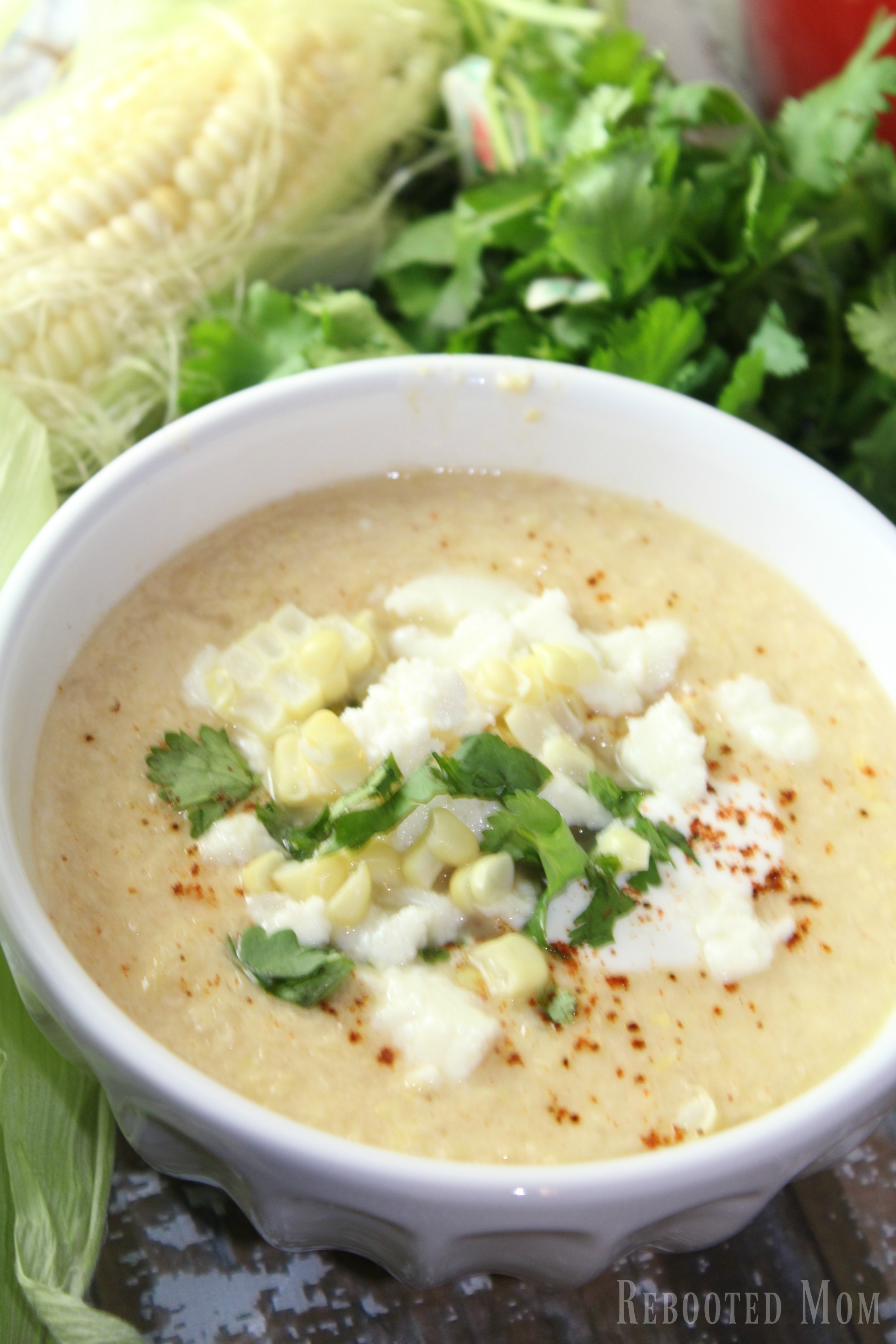 All of your favorite flavors of Mexican street corn wrapped into a deliciously creamy soup.
