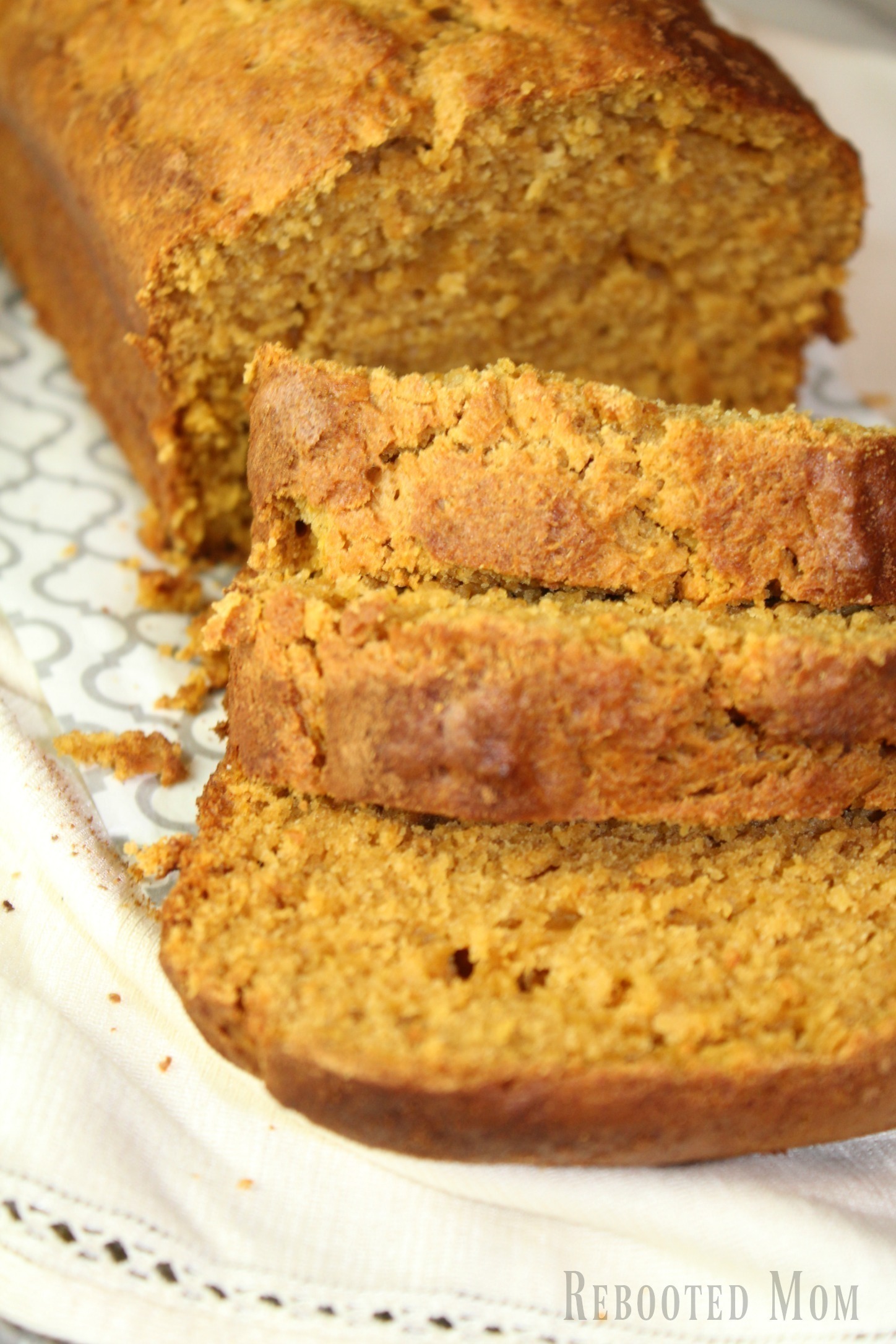 Our maple sweet potato bread blurs the line between breakfast and dessert & combines subtle spices of maple syrup, and sweet potatoes into one yummy loaf.