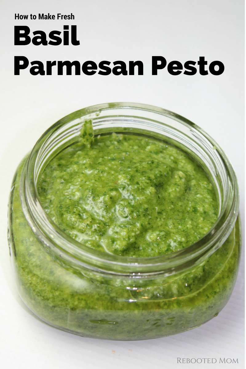 How to Make Fresh Basil Parmesan Pesto