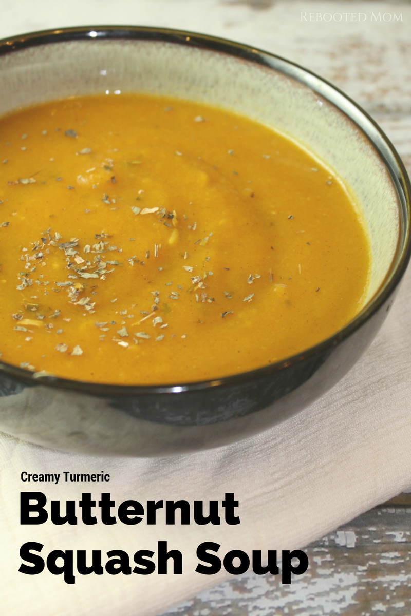 Creamy Turmeric Butternut Squash Soup