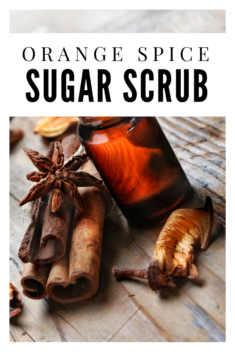 This easy Orange Spice Sugar Scrub is perfect for the holiday season and would make a great gift!