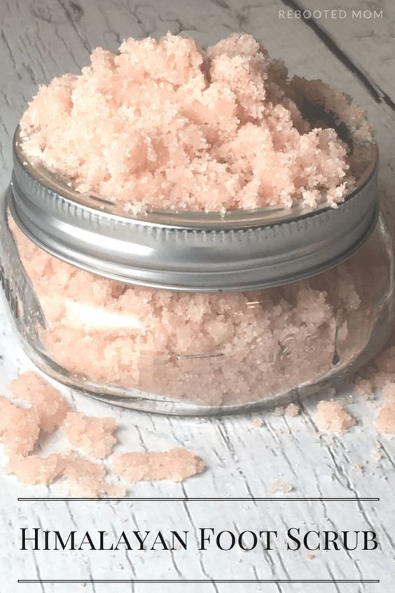 Himalayan Pink Foot Scrub is not only easy, it's great for tired feet!