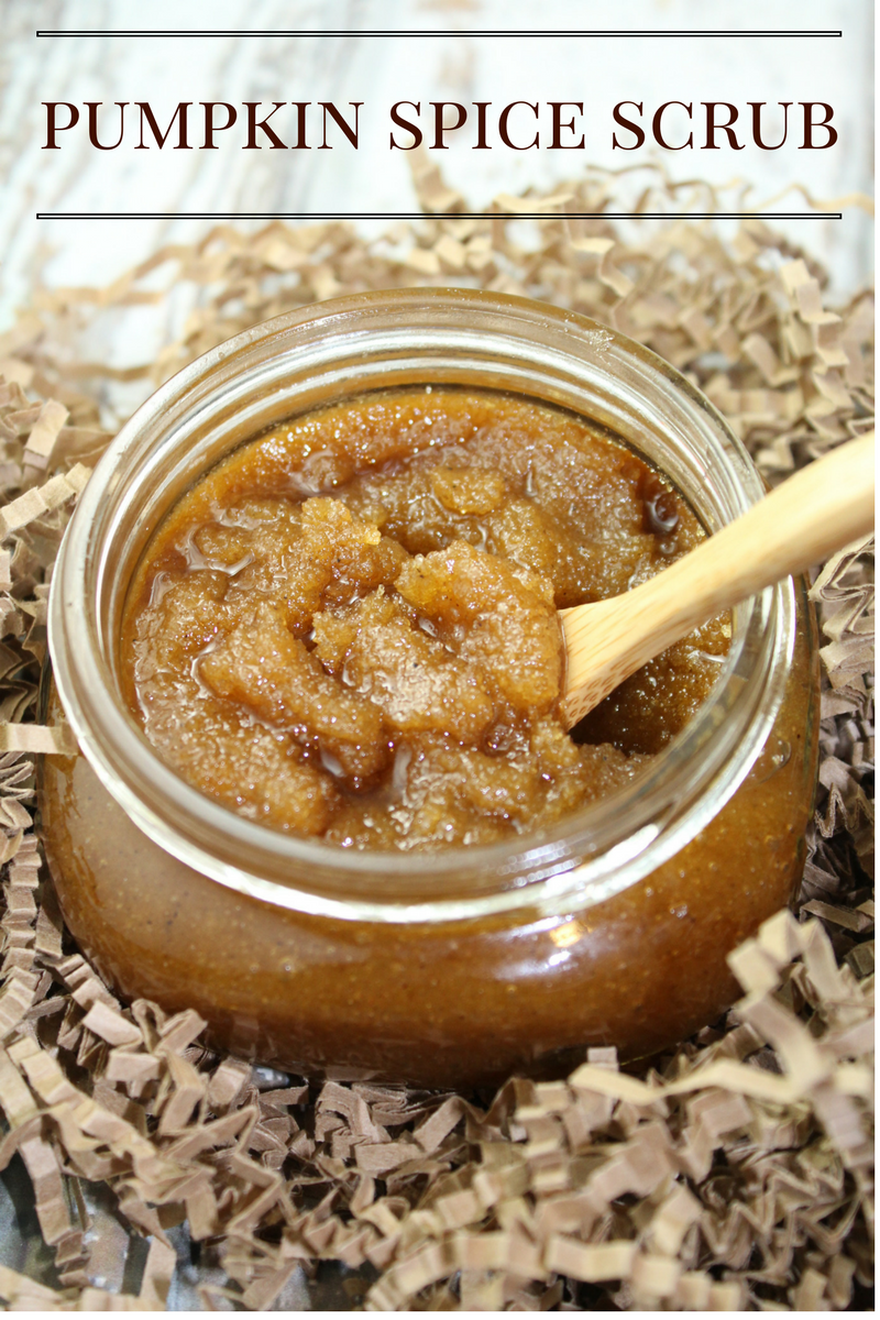 This Pumpkin Spice Scrub is SUPER easy to make, with ingredients you'll find in your pantry!