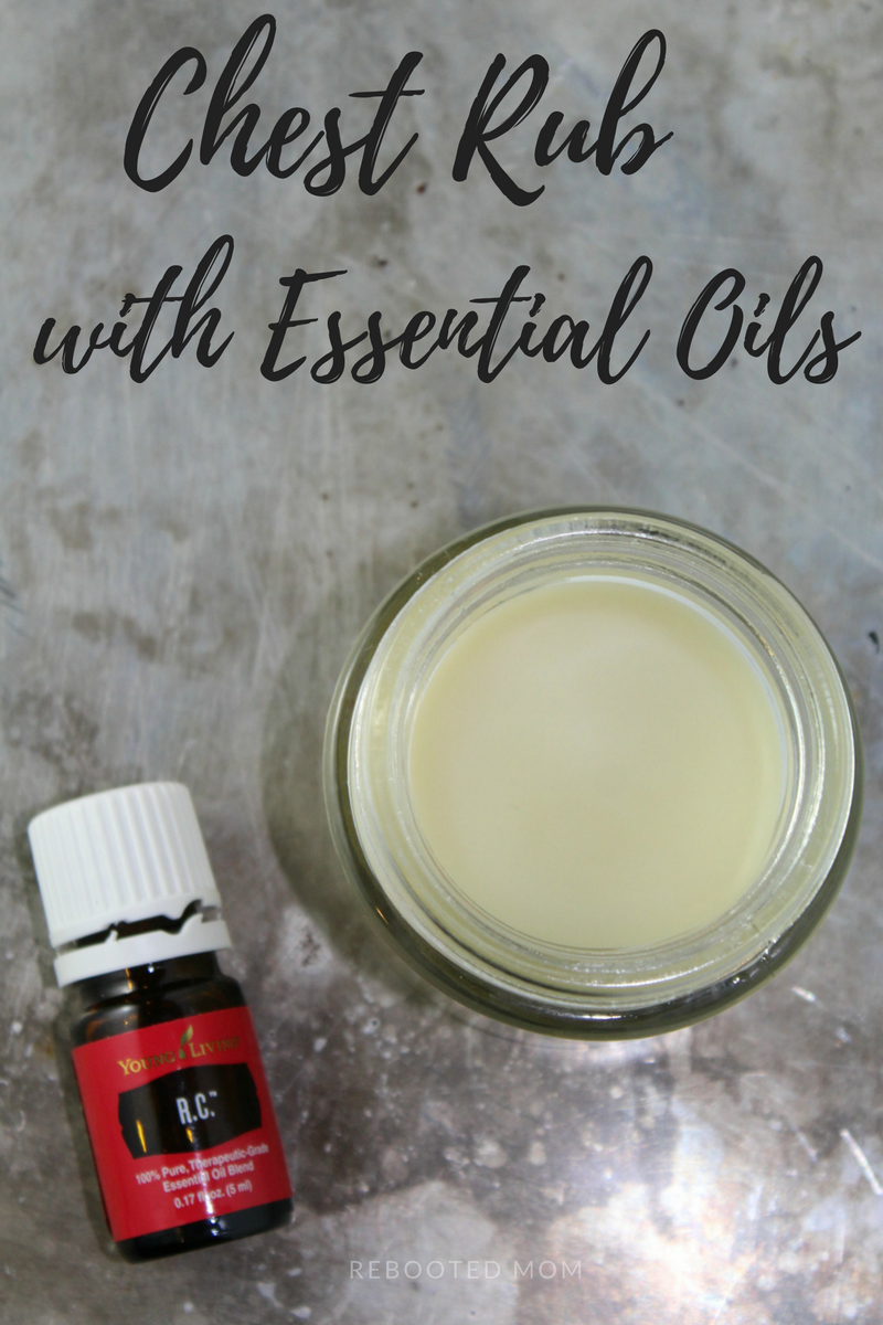 Combine 4 easy ingredients to make this wonderful chest rub for yourself or the kids.