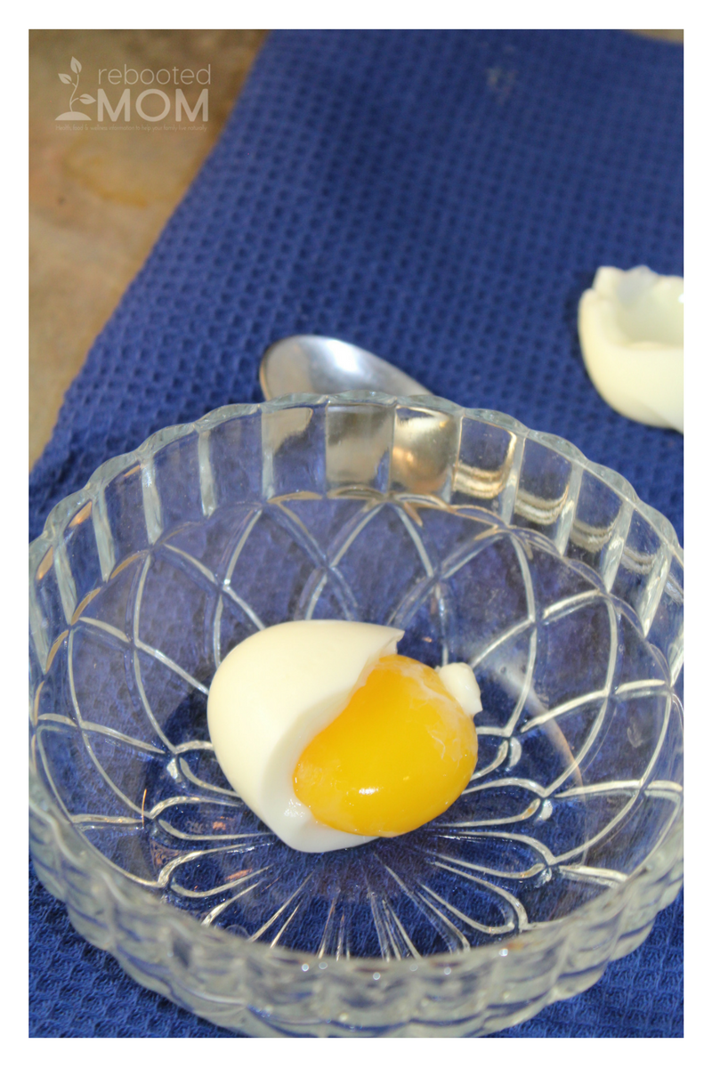 Do you have an Instant Pot?  You can soft boil eggs in just one minute - soft egg yolks are great for little ones who are enjoying their first foods.
