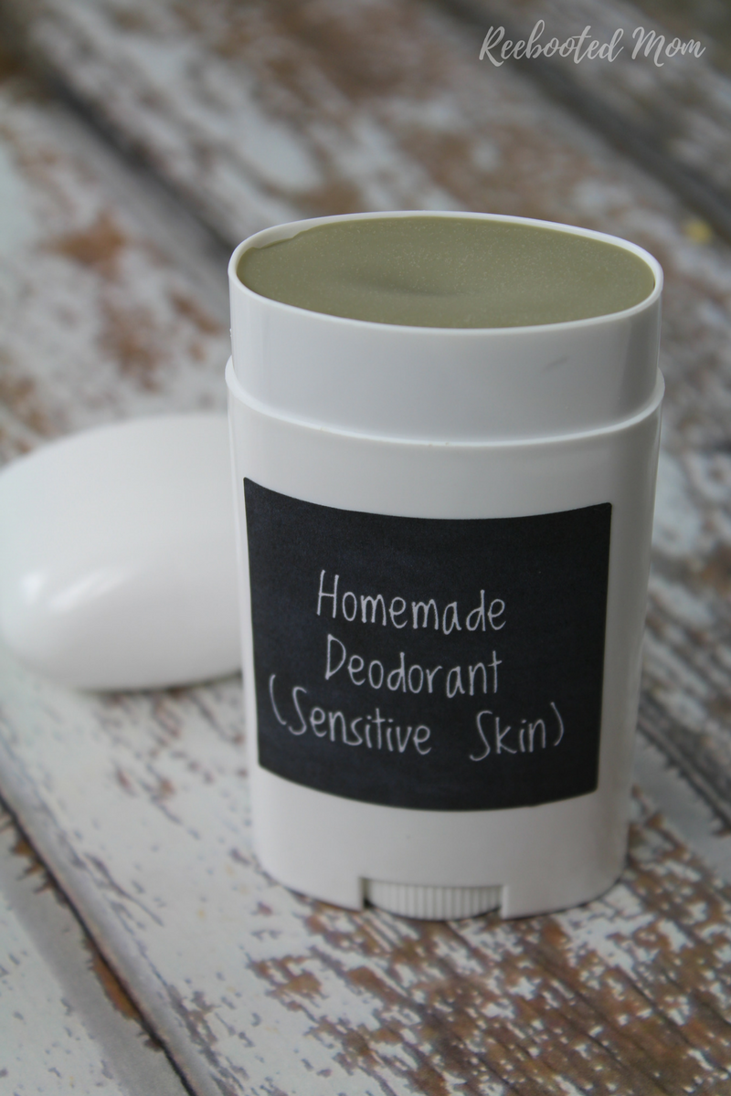 This Homemade Deodorant for Sensitive Skin is easy, effective, and requires only a few ingredients!