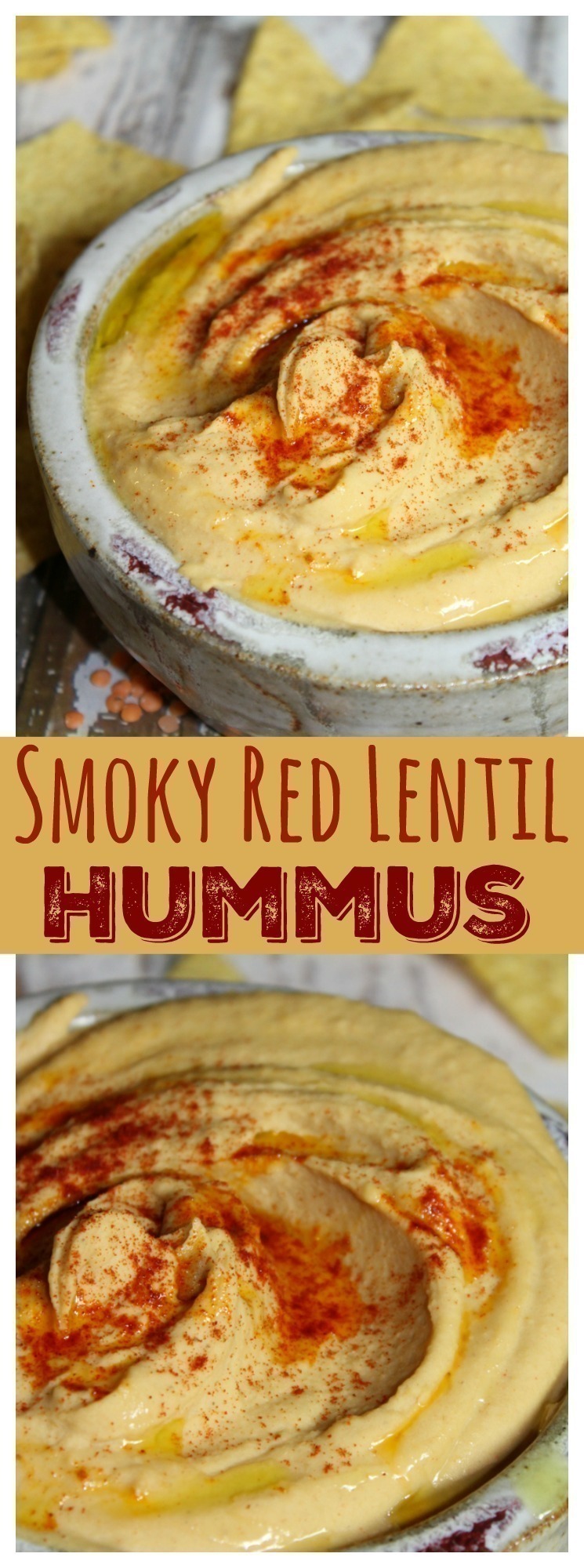 Whip up this smoky and delicious Red Lentil Hummus with just a few ingredients and your Instant Pot, and serve with chips or pita bread for a healthy, protein filled snack.