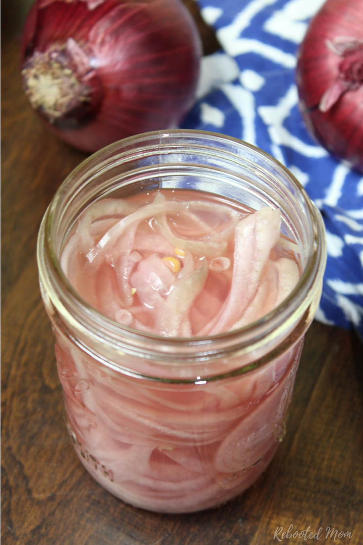 Make easy pickled onions in 5 minutes or less!