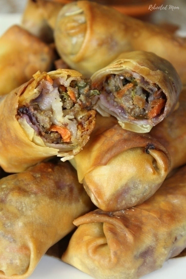 These easy baked egg rolls are a great way to use up an abundance of veggies, and are an incredible and healthier alternative to the traditional fried egg roll.