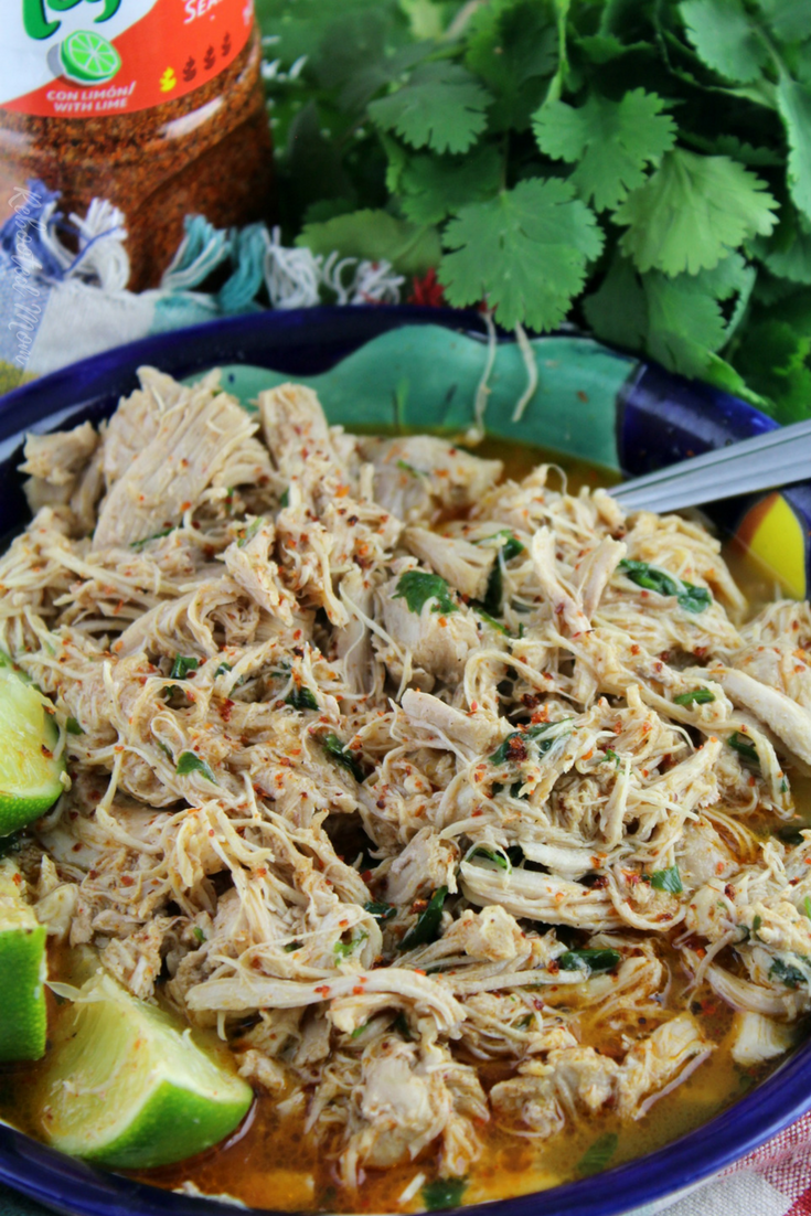Shredded chicken marries with fresh lime and chile, and bathe in a sea of spices to create a flavorful filling for tacos, burritos and more.