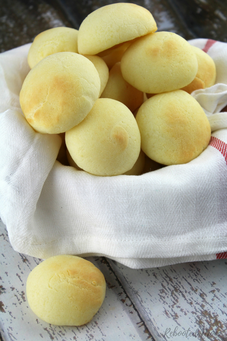 Pan de Yuca is a small, gluten-free cheese bread made with yuca flour (tapioca starch) and cheese - popular in southern Colombia and the coast region of Ecuador.
