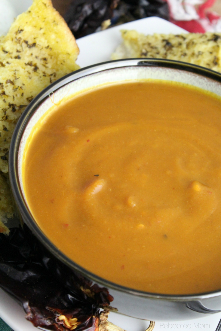 New Mexico or Ancho Chiles add tremendous flavor to this rich, and warm bowl of Mexican Butternut Squash Soup, made easily in the Instant Pot or on the stove top.
