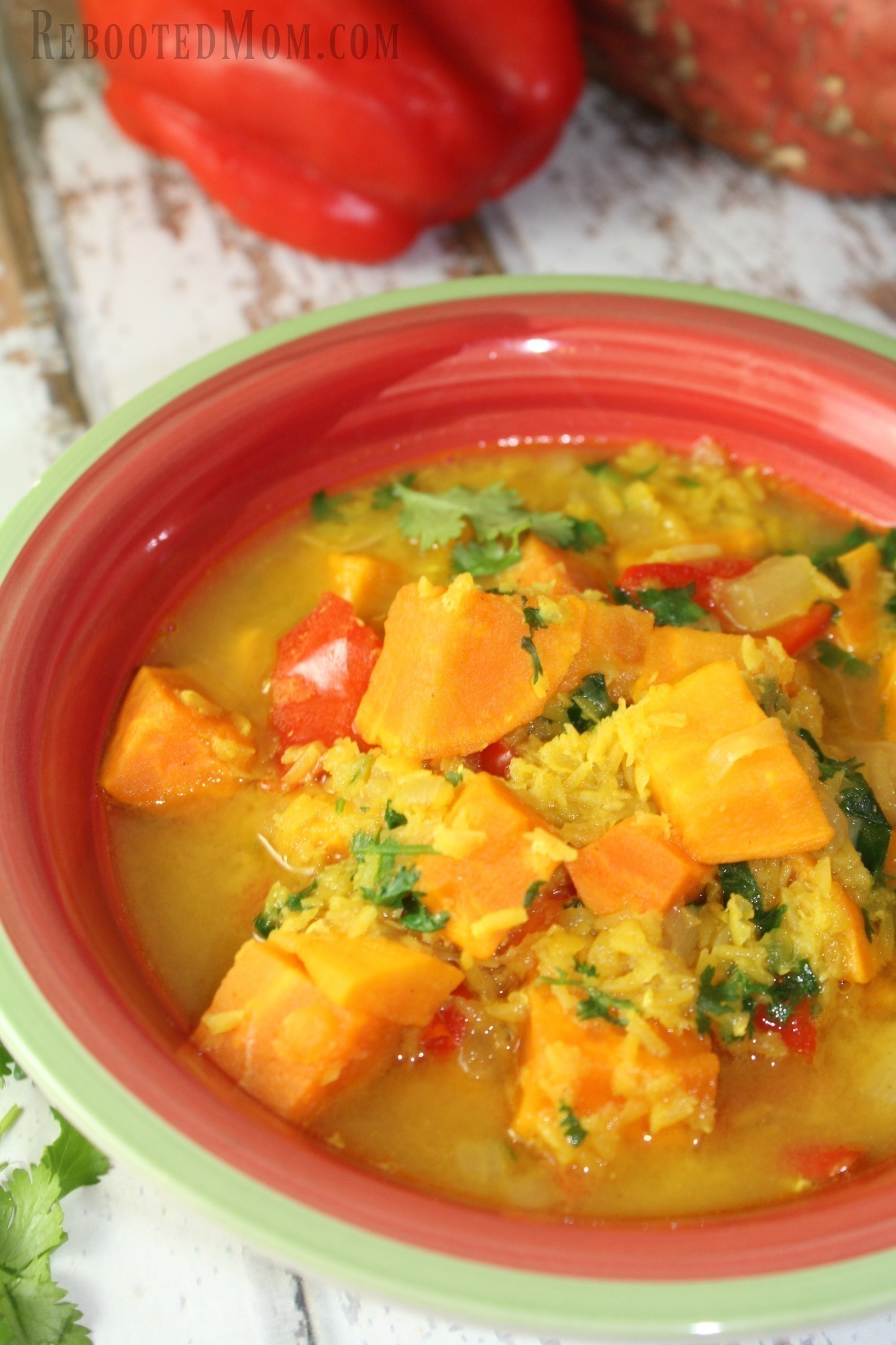 Red Lentil and Sweet Potato Stew