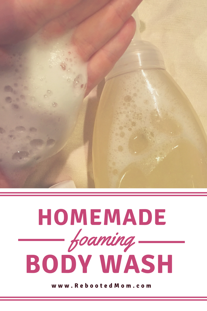 Homemade Foaming Body Wash