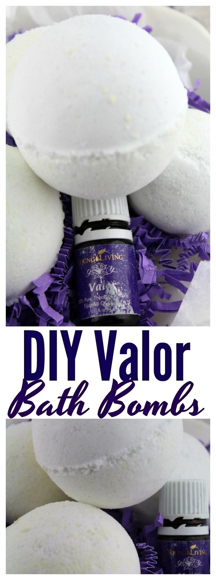 These DIY Valor Bath Bombs are incredibly easy to make - personalize with your own scent and color and give as gifts for Father's Day, Valentine's Day, birthdays and more.