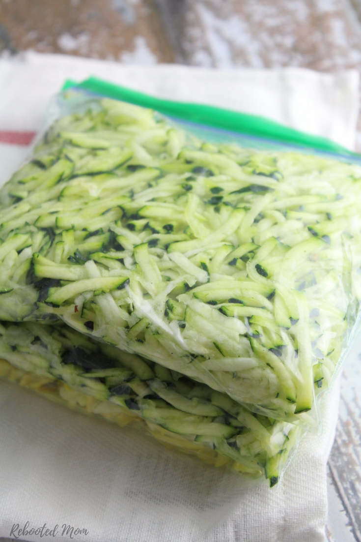 Learning how to freeze zucchini, whether chopped, shredded or cubed, is a wonderful way to preserve a bumper crop of this wonderful vegetable.