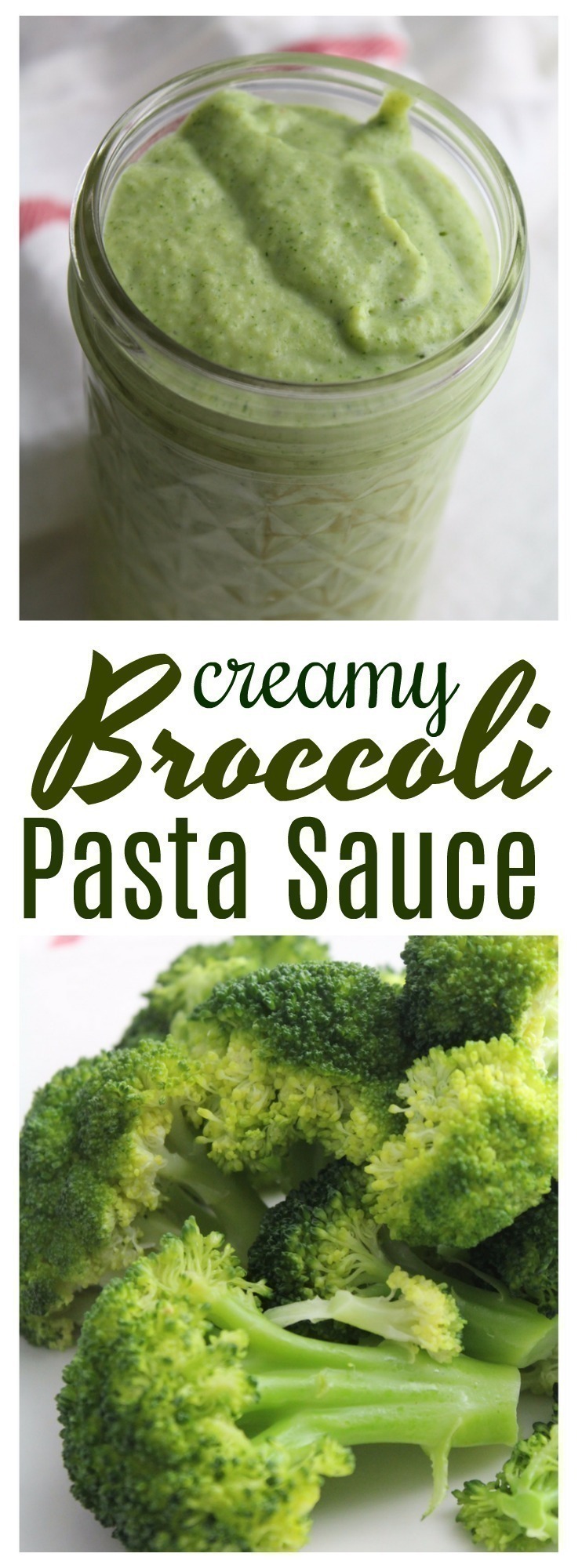 A creamy broccoli sauce that is delicious poured or mixed in to pasta, or veggie noodles! #healthy | #vegetarian | #kids | #meatless 