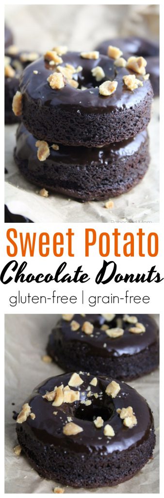 Sweet Potato Chocolate Donuts