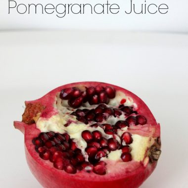 How to Make Pomegranate Juice