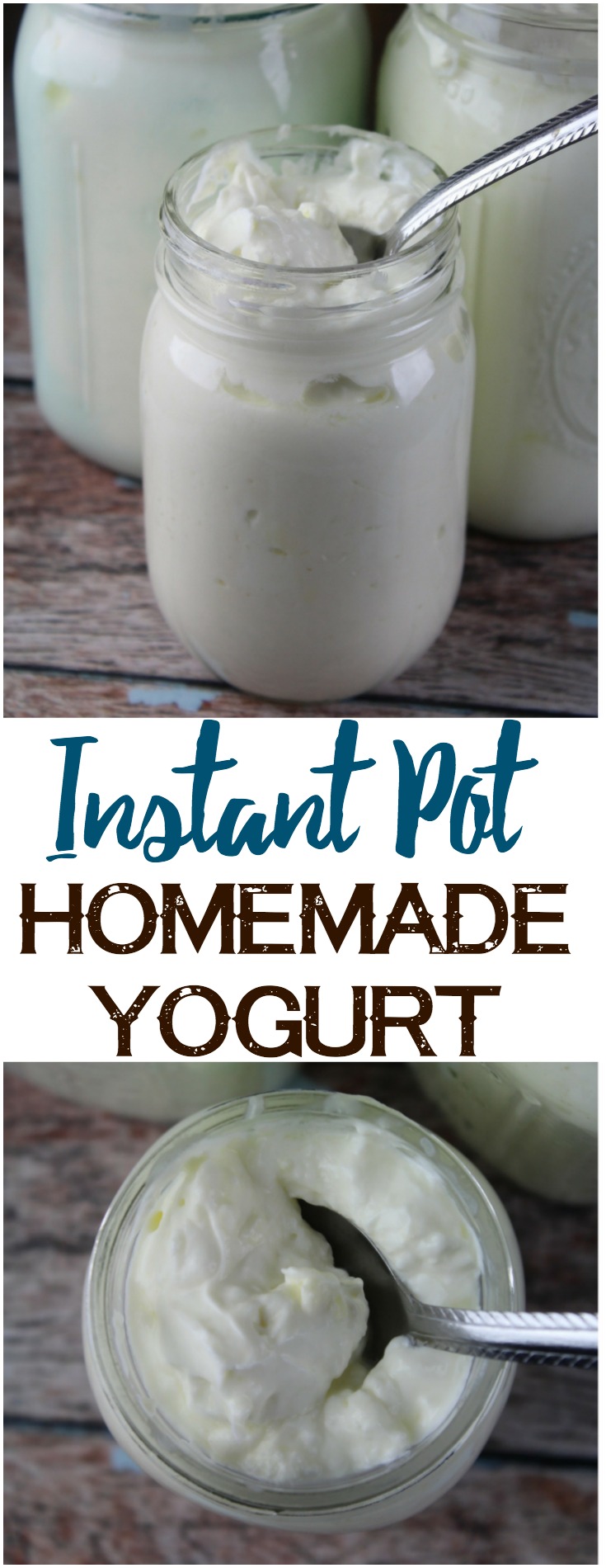 Transform a gallon of raw milk into deliciously thick, creamy yogurt in your Instant Pot! #InstantPot #rawmilk #yogurt #homemadeyogurt