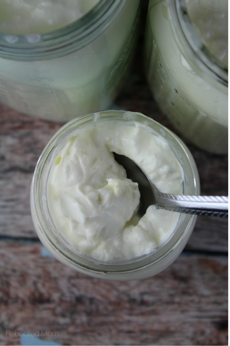 Thick homemade yogurt in the Instant Pot
