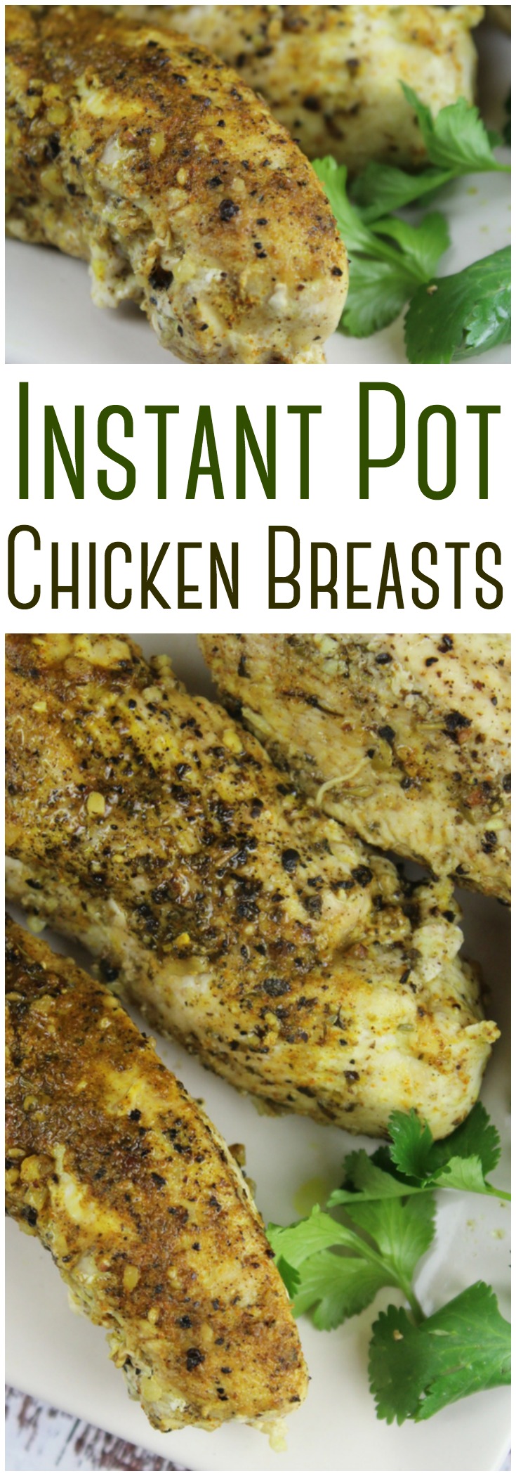 Cook up healthy, most, and delicious chicken breasts in your Instant Pot in just minutes! #InstantPot #chicken #chickenbreasts #pressurecooker #boneless #healthy