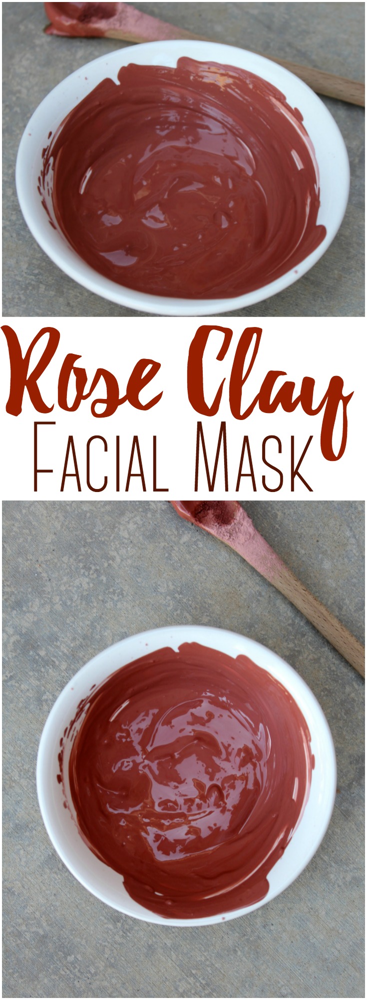 This easy rose clay facial mask is perfect for supporting healthy skin and a renewed complexion and is easy to put together!   #RoseClay #facialmask #naturalbeauty #kaolinclay #claymask #DIY #beauty