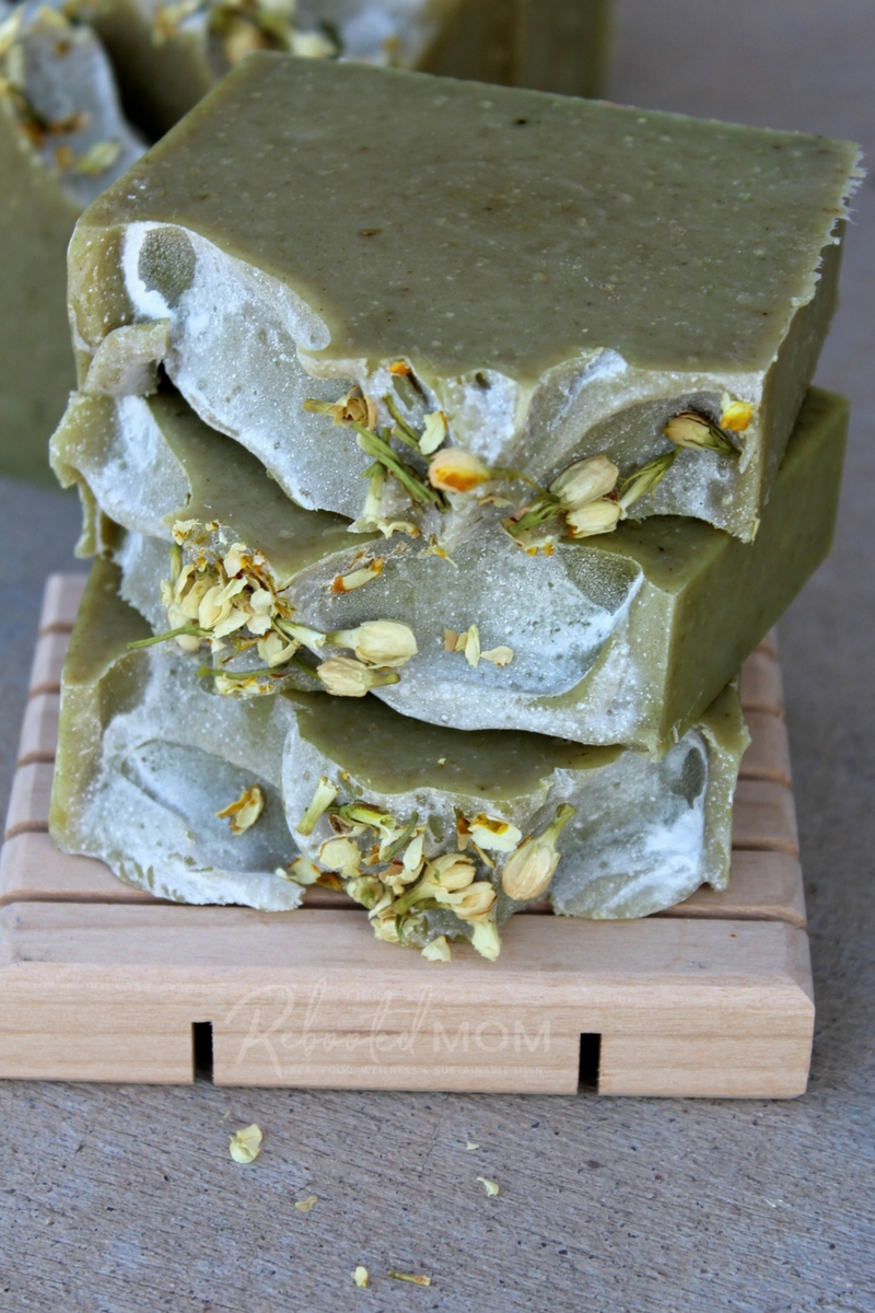 This avocado and milk cold process soap includes a whole, organic avocado and raw milk from grass-fed cows, which are wonderful to nourish and moisturize skin!