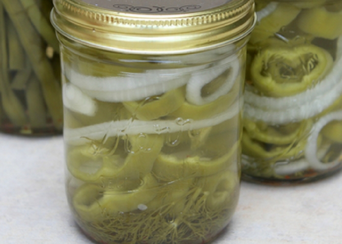 Easy and delicious refrigerator pickled hot chile peppers!