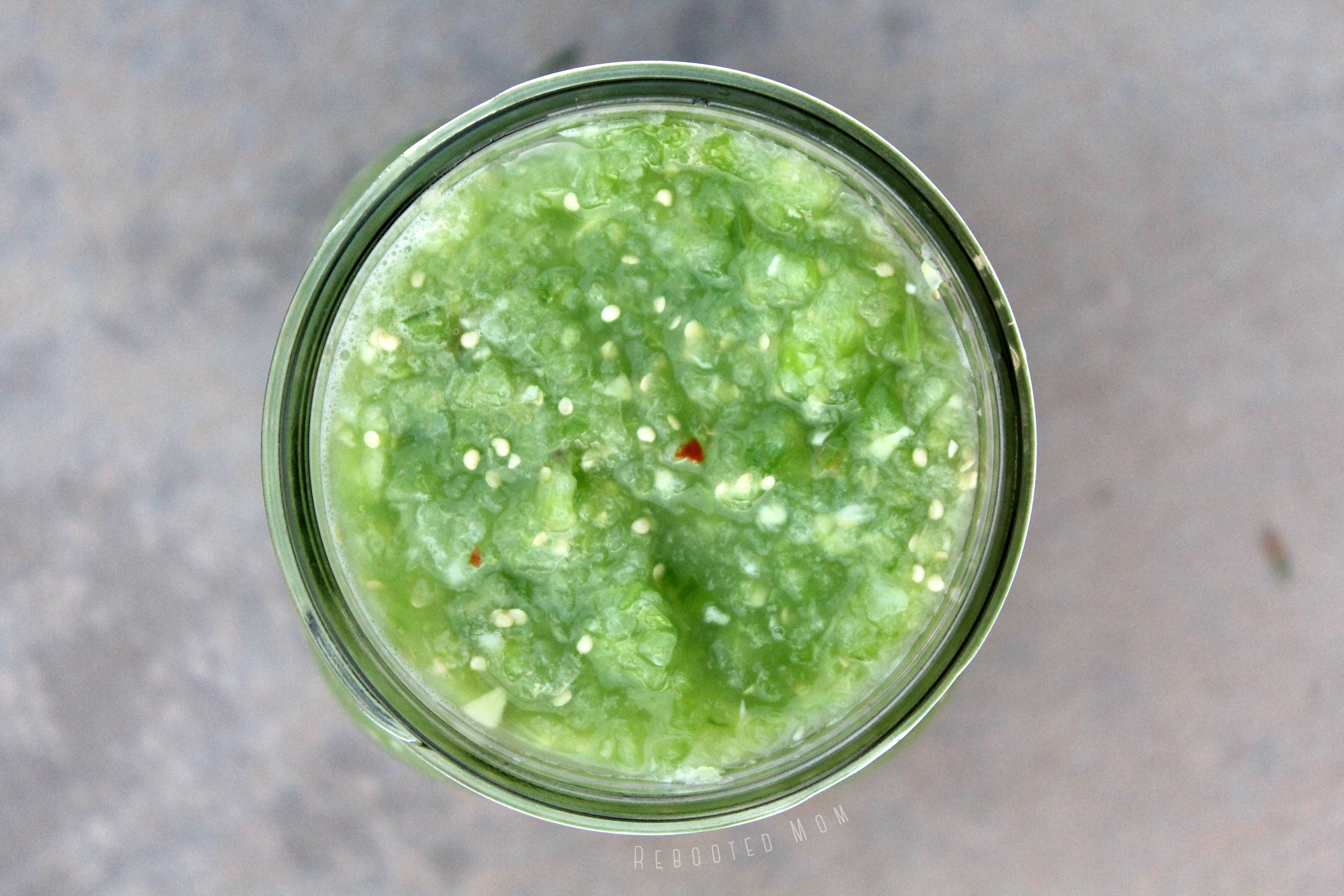 This raw and fermented tomatillo salsa is great for boosting beneficial gut bacteria. It comes together easily with just a few simple ingredients.