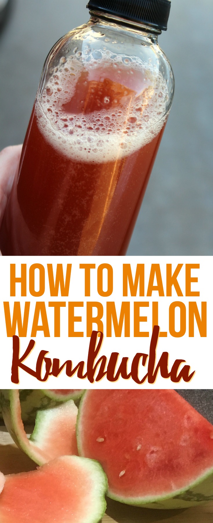 Watermelon Kombucha is the most recent awesome brew that I have tried. Learn how to second ferment your kombucha with a juicy, ripe watermelon! 