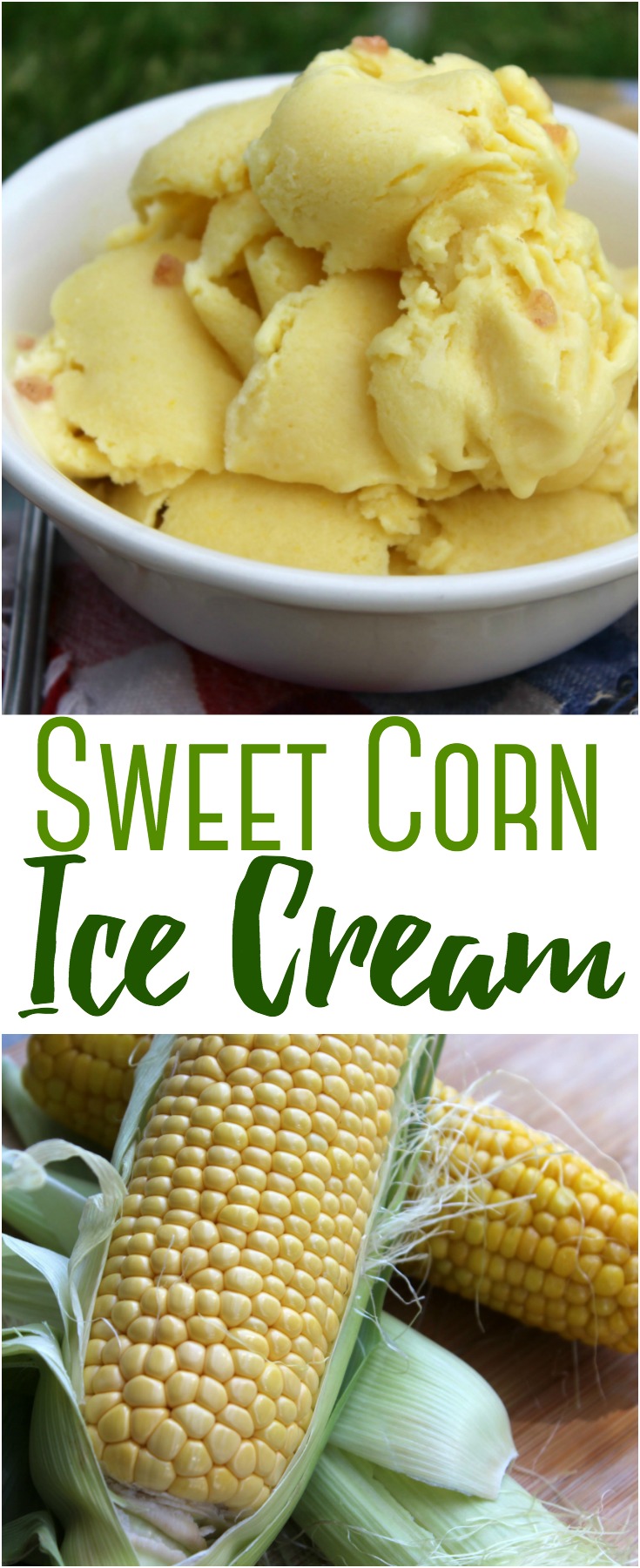 This luscious sweet corn ice cream is thick, creamy and incredibly decadent. It is the perfect way to use fresh summer sweet corn.