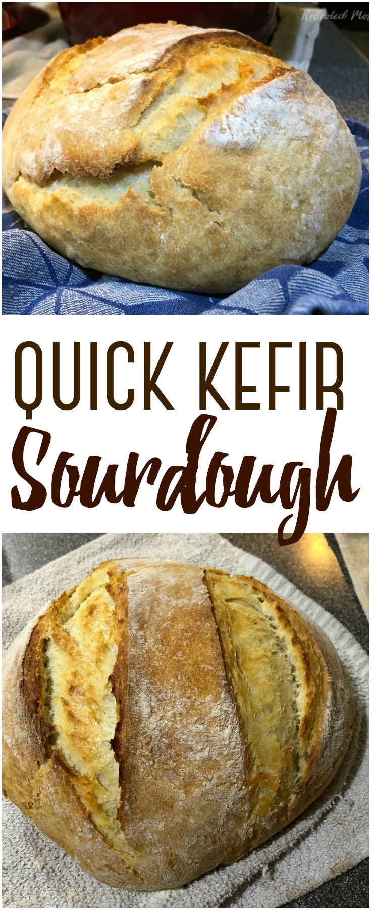 Make a successful quick kefir sourdough bread using kefir fermented milk in lieu of a sourdough starter. It bakes up beautifully!