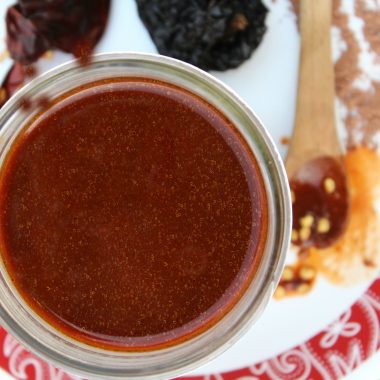 Authentic Mexican Red Chile Sauce